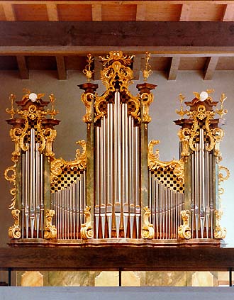 Kath. Pfarrkirche St. Wendelin, Oberweier (Ettlingen-) [Mönch-Orgelbau Überlingen: ORGEL-DISPOSITION]
