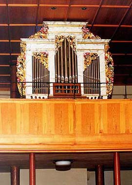 Mönch-Orgelbau Überlingen: ORGEL-DISPOSITION Ev. Kirche, Bernbach (Bad Herrenalb-)