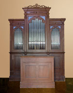 Mechanische Kegelladen-Orgel mit 9 Registern